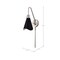 Nuvo Tango 1-Light Wall Sconce - Matte Black with Polished Nickel 60/7469 - alternate 4